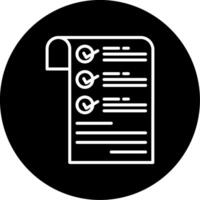 Checklist Circle Icon vector