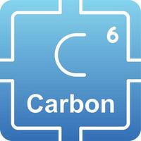 Carbon Glyph Gradient Icon vector