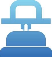 Dent Puller Glyph Gradient Icon vector