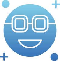 Cool Glyph Gradient Icon vector
