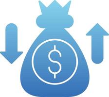 Sales Enablement Glyph Gradient Icon vector