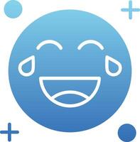 Sweat Glyph Gradient Icon vector
