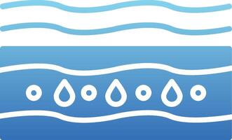 Moisturizing Glyph Gradient Icon vector