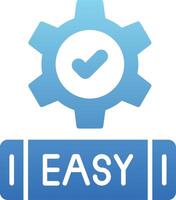 Easy Glyph Gradient Icon vector