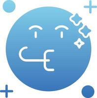 Congratulation Glyph Gradient Icon vector