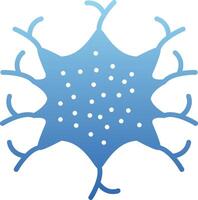 Microglia Glyph Gradient Icon vector