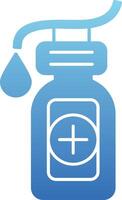 Sanitation Glyph Gradient Icon vector