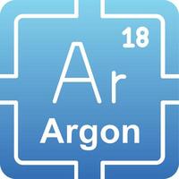 Argon Glyph Gradient Icon vector