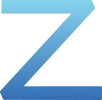 Capital Z Icon vector
