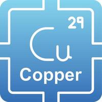Copper Glyph Gradient Icon vector