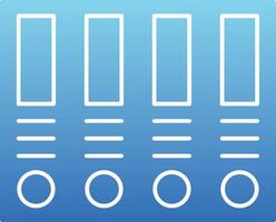 Archive Glyph Gradient Icon vector