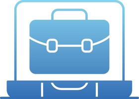 OnGlyph Gradient Portfolio Glyph Gradient Icon vector
