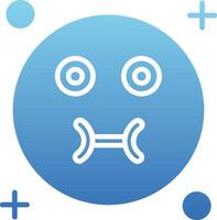 Sickness Glyph Gradient Icon vector