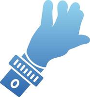 Mantoux Test Glyph Gradient Icon vector