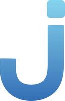 Small j Icon vector