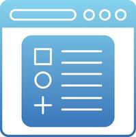 Components Glyph Gradient Icon vector