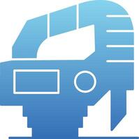 Jigsaw Glyph Gradient Icon vector
