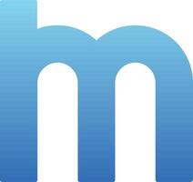 Small m Icon vector