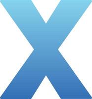 Small x Icon vector