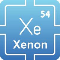 Xenon Glyph Gradient Icon vector