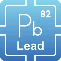 Lead Glyph Gradient Icon vector