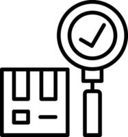 Search Line Icon Design vector