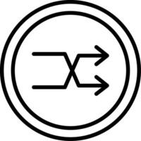 Random Line Icon Design vector