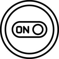 On Line Icon Design vector