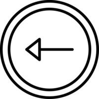Back Line Icon Design vector