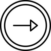 Next Line Icon Design vector