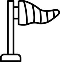 Wind Socket Line Icon Design vector