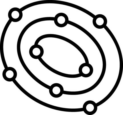 Galaxy Line Icon Design
