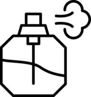 Fragance Line Icon Design vector