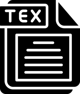TEX Glyph Icon Design