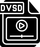 DVSD Glyph Icon Design vector
