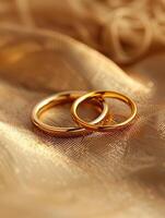 Golden Unity The Stunning Interlocking Rings Display photo
