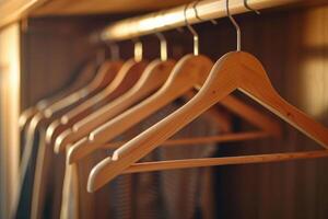 The Whispering Wardrobe Empty Hangers Await New Garments photo