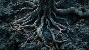 Resilient Roots The Gnarled Strength of Natures Core photo