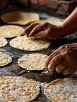 Making Authentic Corn Tortillas in a Mexican Kitchen photo