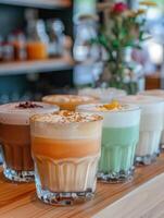 Nerdy Cafe Delights A Financially Quirky Beverage Selection photo