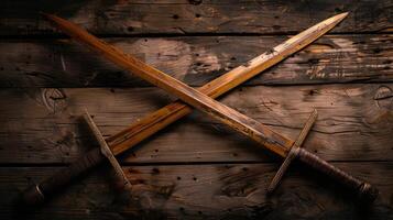 Clash of the Wooden Blades A Tale of Unyielding Wills photo