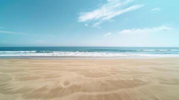 Tranquil Beach Paradise A Blank Canvas for Creativity photo