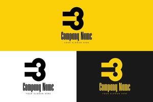 Initial Letter B modern logo design template vector