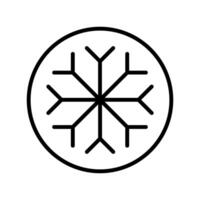 Dandelion icon in thin line style graphic design illustration vector