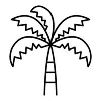 Palm tree, Coconut trees icon vector