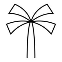 Palm tree, Coconut trees icon vector