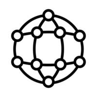 Structure icon in thin line style graphic design illustration vector
