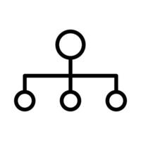 Structure icon in thin line style graphic design illustration vector