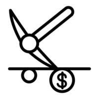 cryptocurrency mining icon vector