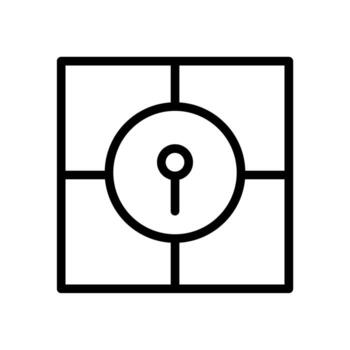 seguridad sistema icono vector